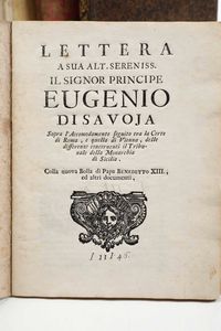 Accademia di San Luca : Le scienze illustrate dalle belle arti nel Campidoglio per l’Accademia del disegno...In Roma, Per Gaetano Zenobj Stampatore, e Intagliatore della Santità di Nostro Signore, avanti al Seminario Romano, (1708)  - Asta Libri Antichi e Rari. Incisioni - Associazione Nazionale - Case d'Asta italiane