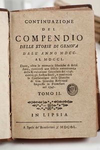 Agostino Mascardi : La congiura del Conte Gio Luigi dei Fieschi, in Bologna, per Giacomo Monti e Carlo Zenero, 1639  - Asta Libri Antichi e Rari. Incisioni - Associazione Nazionale - Case d'Asta italiane