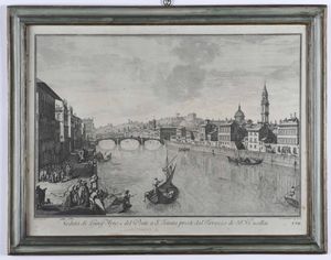 Giuseppe Zocchi - 5 vedute di Firenze