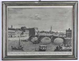 Giuseppe Zocchi : 5 vedute di Firenze  - Asta Libri Antichi e Rari. Incisioni - Associazione Nazionale - Case d'Asta italiane