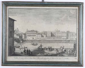 Giuseppe Zocchi : 5 vedute di Firenze  - Asta Libri Antichi e Rari. Incisioni - Associazione Nazionale - Case d'Asta italiane