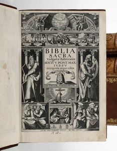 Sacra Bibbia : Biiblia Sacra Vulgatae Editionis Sixi V. Pont. Max, Lutetiae Parisiorum, 1618  - Asta Libri Antichi e Rari. Incisioni - Associazione Nazionale - Case d'Asta italiane