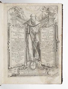 Gioacchino da Fiore Raimondo - Vaticinii overo profetie dellabbate Gioachino, Venezia, Porro, 1589