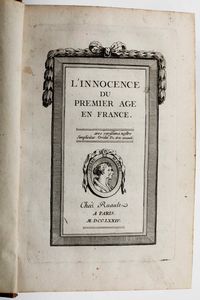 M. Dusaulx : Dusaulx M. De la Passion du Jeu... Paris, de Imprimerie de Monsieur, 1779  - Asta Libri Antichi e Rari. Incisioni - Associazione Nazionale - Case d'Asta italiane