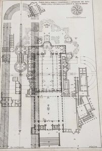 Carlo Fontana : Templum Vaticanum et ipsius origo cum aedificiis maxim conspicuis antiquits, & recns ibidem constitutis; editum ab equite Carolo Fontana...Opus in septem libros distributum...Romae, nella Stamparia di Gio Francesco Buagni, 1694.  - Asta Libri Antichi e Rari. Incisioni - Associazione Nazionale - Case d'Asta italiane