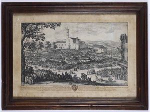 Jacques Callot - Nundinas Imprunetanas Qu in Diui Luca Festo, Firenze, 1620