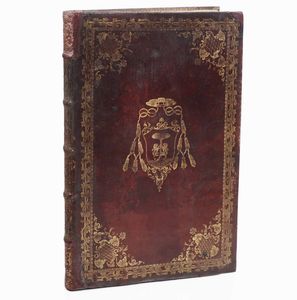 Classici - Autori Vari : Canon Missae ad usum episcoporum, ac praelatorum solemniter, vel private celebratium, Ex Typographia Venerabilis Cappellae Sanctissimi Sacramenti, Apud Antonium Fantauzzi Typographum, Urbini, 1727.  - Asta Libri Antichi e Rari. Incisioni - Associazione Nazionale - Case d'Asta italiane