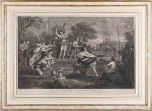 Jacques Callot : Nundinas Imprunetanas Qu in Diui Luca Festo, Firenze, 1620  - Asta Libri Antichi e Rari. Incisioni - Associazione Nazionale - Case d'Asta italiane