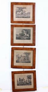 Anton Paterno - Il ritorno dalla caccia. Caccia alla volpe. La separazione a causa della caccia. La caccia