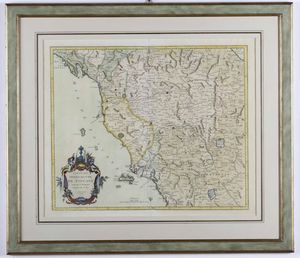 10 carte geografiche e cabrei Mollvc insul celeberrim, Amsterdam, Guglielmo Blaeu, fine secolo XVI  - Asta Libri Antichi e Rari. Incisioni - Associazione Nazionale - Case d'Asta italiane