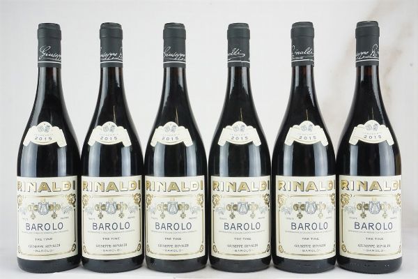 Barolo Tre Tine Giuseppe Rinaldi 2015  - Asta L'Armonia del Tempo | Vini pregiati e da collezione - Associazione Nazionale - Case d'Asta italiane
