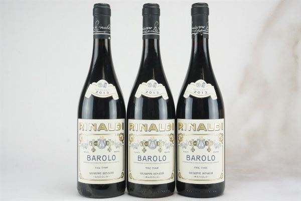 Barolo Tre Tine Giuseppe Rinaldi 2013  - Asta L'Armonia del Tempo | Vini pregiati e da collezione - Associazione Nazionale - Case d'Asta italiane