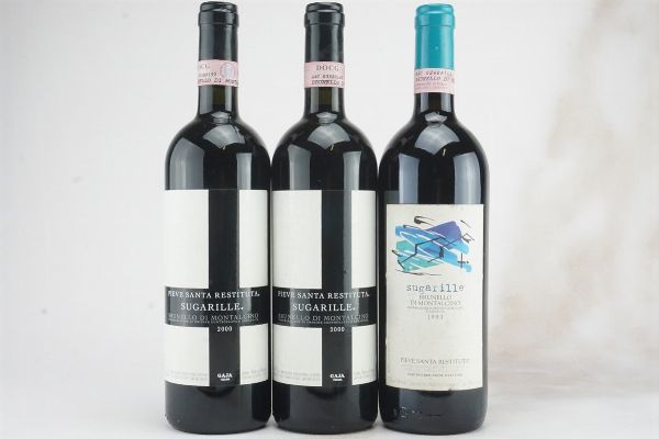 Brunello di Montalcino Sugarille Pieve Santa Restituta Gaja  - Asta L'Armonia del Tempo | Vini pregiati e da collezione - Associazione Nazionale - Case d'Asta italiane