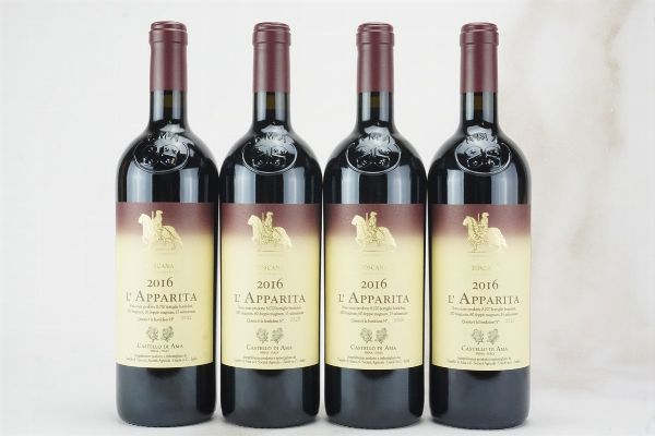 L&rsquo;Apparita Castello di Ama 2016  - Asta L'Armonia del Tempo | Vini pregiati e da collezione - Associazione Nazionale - Case d'Asta italiane