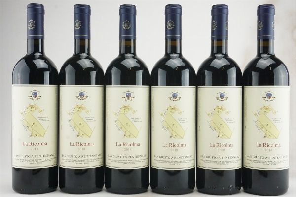La Ricolma San Giusto a Rentennano 2018  - Asta L'Armonia del Tempo | Vini pregiati e da collezione - Associazione Nazionale - Case d'Asta italiane