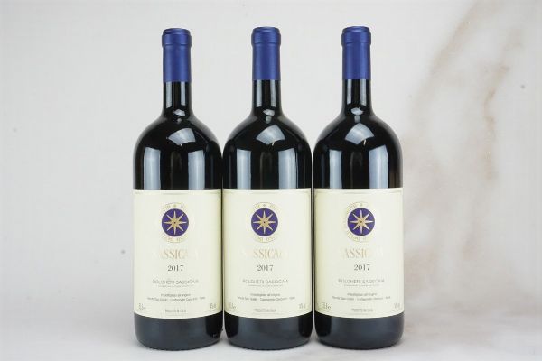 Sassicaia Tenuta San Guido 2017  - Asta L'Armonia del Tempo | Vini pregiati e da collezione - Associazione Nazionale - Case d'Asta italiane