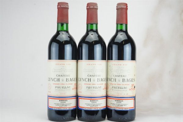 Château Lynch Bages 1990  - Asta L'Armonia del Tempo | Vini pregiati e da collezione - Associazione Nazionale - Case d'Asta italiane