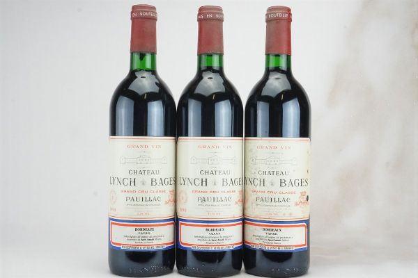 Ch&acirc;teau Lynch Bages 1990  - Asta L'Armonia del Tempo | Vini pregiati e da collezione - Associazione Nazionale - Case d'Asta italiane