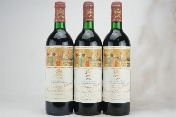 Ch&acirc;teau Mouton Rothschild 1991  - Asta L'Armonia del Tempo | Vini pregiati e da collezione - Associazione Nazionale - Case d'Asta italiane