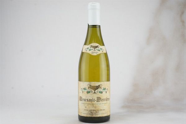 Meursault-Perrières Domaine J.-F. Coche Dury 2010  - Asta L'Armonia del Tempo | Vini pregiati e da collezione - Associazione Nazionale - Case d'Asta italiane