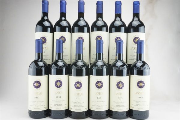 Sassicaia Tenuta San Guido  - Asta L'Armonia del Tempo | Vini pregiati e da collezione - Associazione Nazionale - Case d'Asta italiane