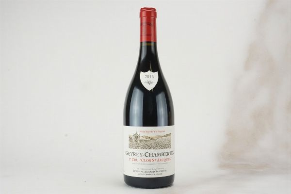 Gevrey-Chambertin Clos Saint Jacques Domaine Armand Rousseau 2016  - Asta L'Armonia del Tempo | Vini pregiati e da collezione - Associazione Nazionale - Case d'Asta italiane