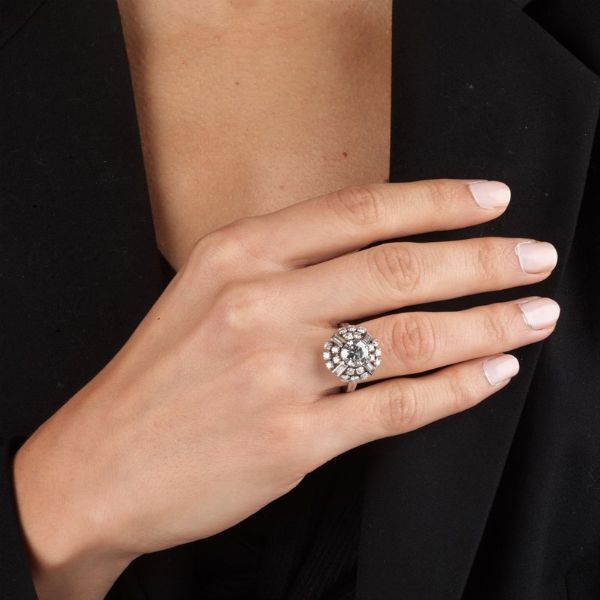 ANELLO CON DIAMANTI  - Asta Gioielli - Associazione Nazionale - Case d'Asta italiane