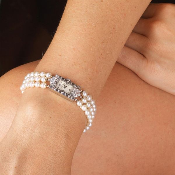 GIRARD PERREGAUX OROLOGIO DA DONNA  - Asta Gioielli - Associazione Nazionale - Case d'Asta italiane