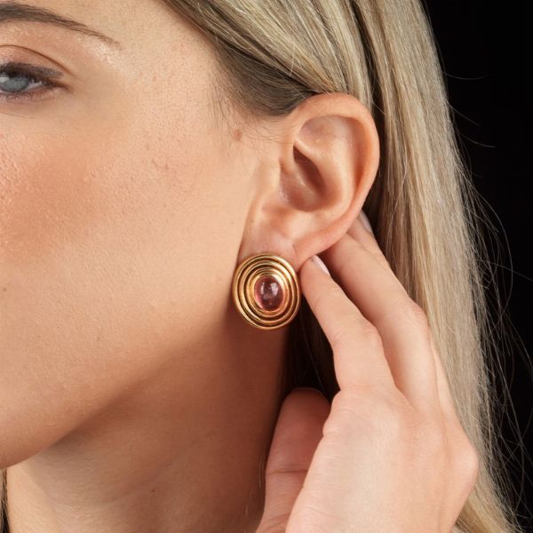 PETOCHI PAIO DI ORECCHINI CON TORMALINE  - Asta Gioielli - Associazione Nazionale - Case d'Asta italiane