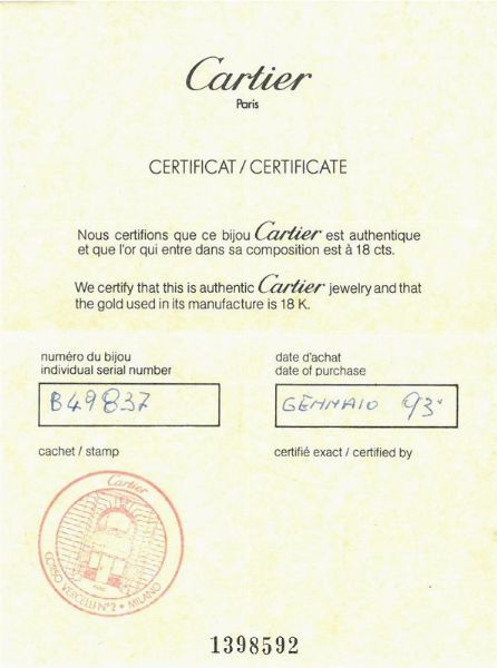 CARTIER : CARTIER BRACCIALE MAILLON PATHERE  - Asta Gioielli - Associazione Nazionale - Case d'Asta italiane