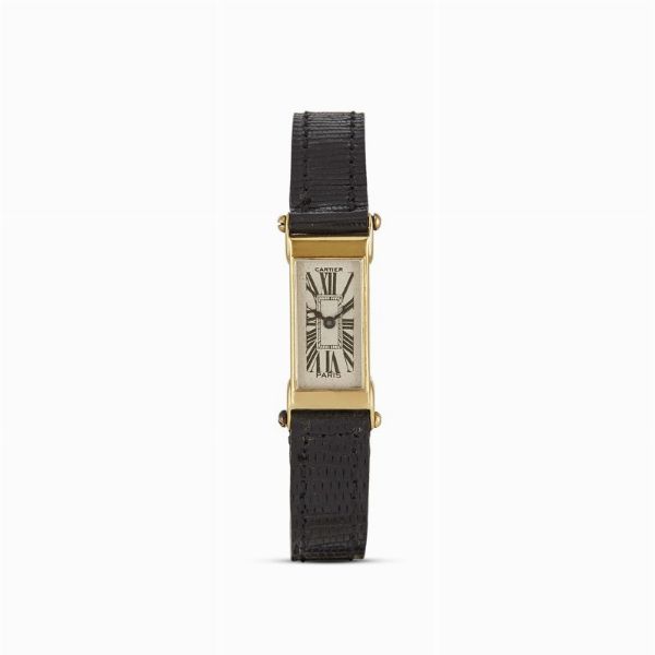 CARTIER : CARTIER PARIS REMONTOIR OROLOGIO DA DONNA  - Asta Gioielli - Associazione Nazionale - Case d'Asta italiane