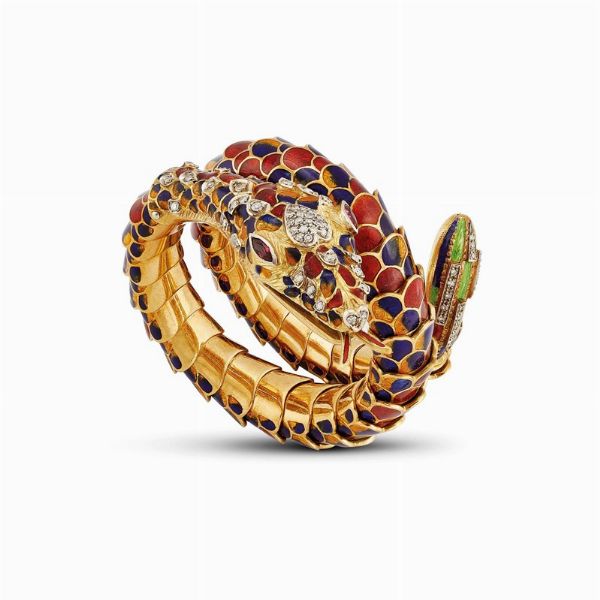 BRACCIALE A SERPE  - Asta Gioielli - Associazione Nazionale - Case d'Asta italiane