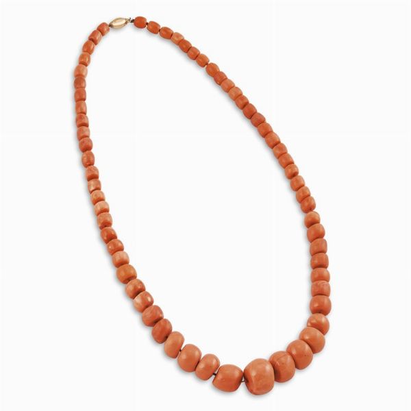 COLLANA IN CORALLO  - Asta Gioielli - Associazione Nazionale - Case d'Asta italiane