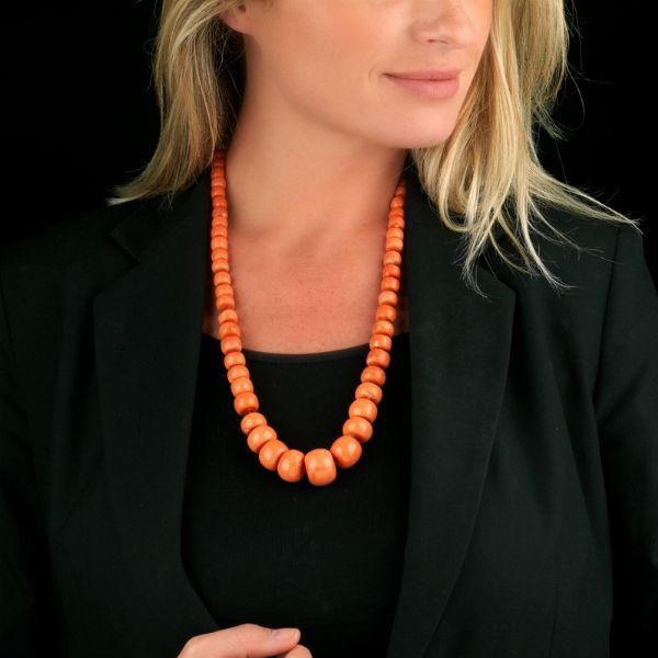 COLLANA IN CORALLO  - Asta Gioielli - Associazione Nazionale - Case d'Asta italiane
