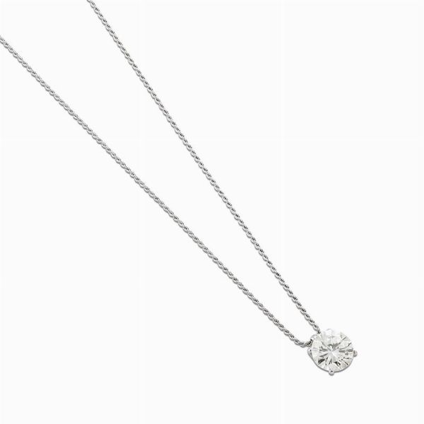 DAMIANI COLLANA CON DIAMANTE  - Asta Gioielli - Associazione Nazionale - Case d'Asta italiane