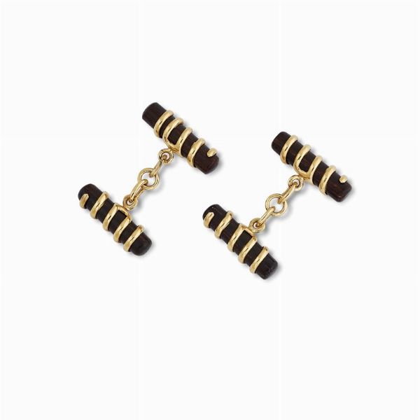 REZA PAIO DI GEMELLI A SPIRALE  - Asta Gioielli - Associazione Nazionale - Case d'Asta italiane