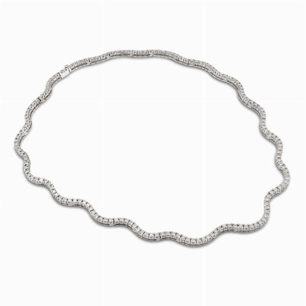COLLANA DI DIAMANTI  - Asta Gioielli - Associazione Nazionale - Case d'Asta italiane