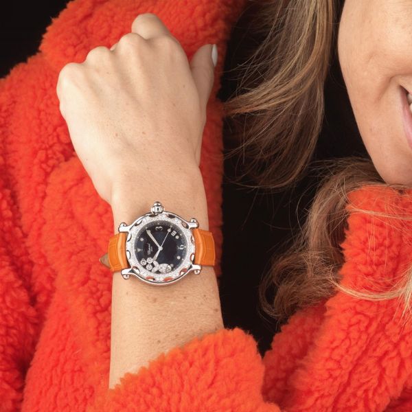 CHOPARD HAPPY SPORT "HAPPY FISH" REF. 8347  - Asta Gioielli - Associazione Nazionale - Case d'Asta italiane