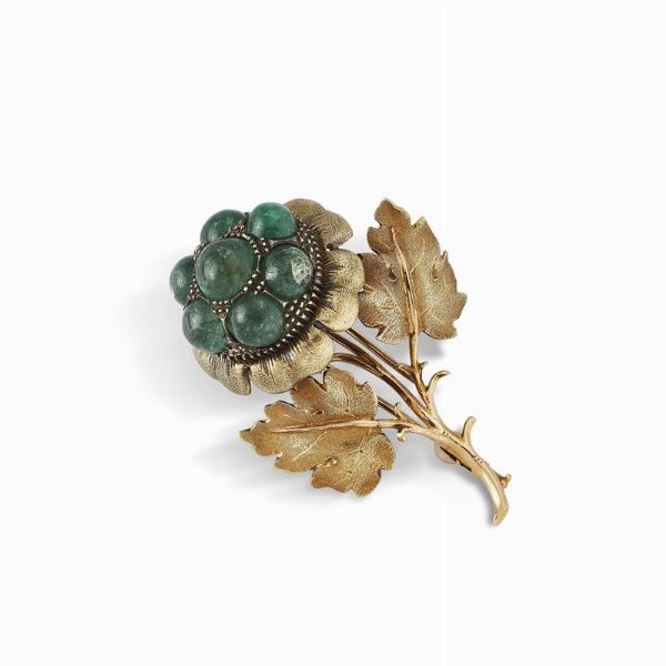BUCCELLATI : BUCCELLATI SPILLA A FORMA DI FIORE  - Asta Gioielli - Associazione Nazionale - Case d'Asta italiane
