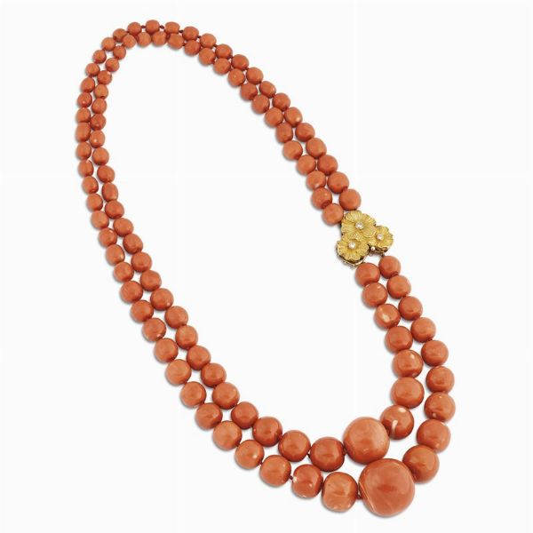 COLLANA IN CORALLO  - Asta Gioielli - Associazione Nazionale - Case d'Asta italiane