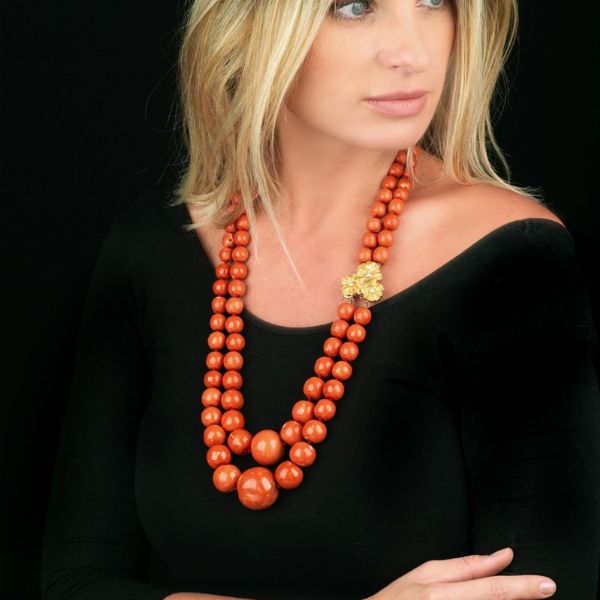 COLLANA IN CORALLO  - Asta Gioielli - Associazione Nazionale - Case d'Asta italiane