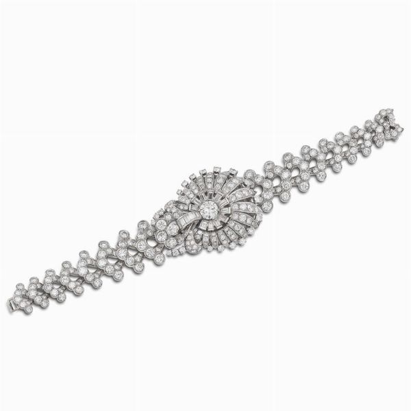 BRACCIALE DI DIAMANTI  - Asta Gioielli - Associazione Nazionale - Case d'Asta italiane