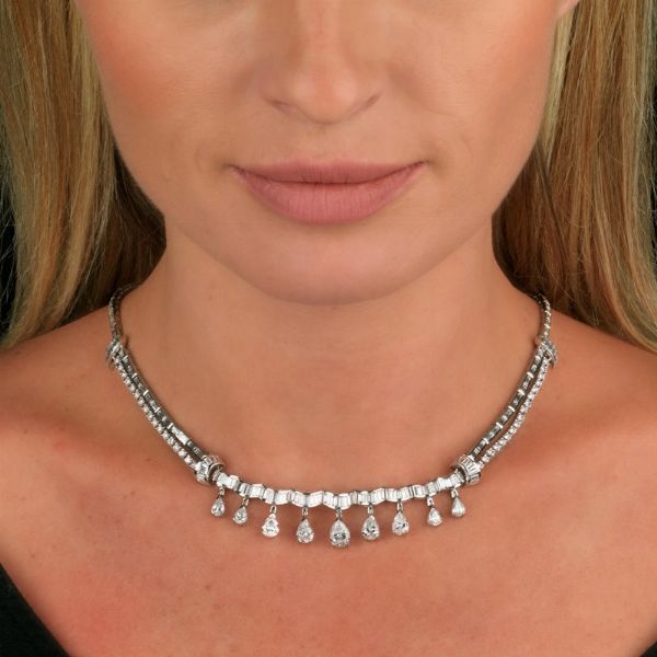 COLLANA DI DIAMANTI  - Asta Gioielli - Associazione Nazionale - Case d'Asta italiane