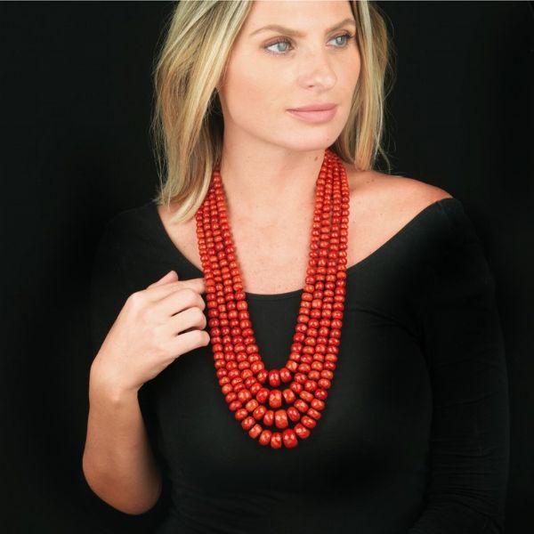 COLLANA IN CORALLO  - Asta Gioielli - Associazione Nazionale - Case d'Asta italiane