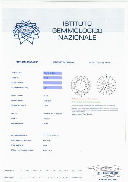 ANELLO CON DIAMANTE  - Asta Gioielli - Associazione Nazionale - Case d'Asta italiane