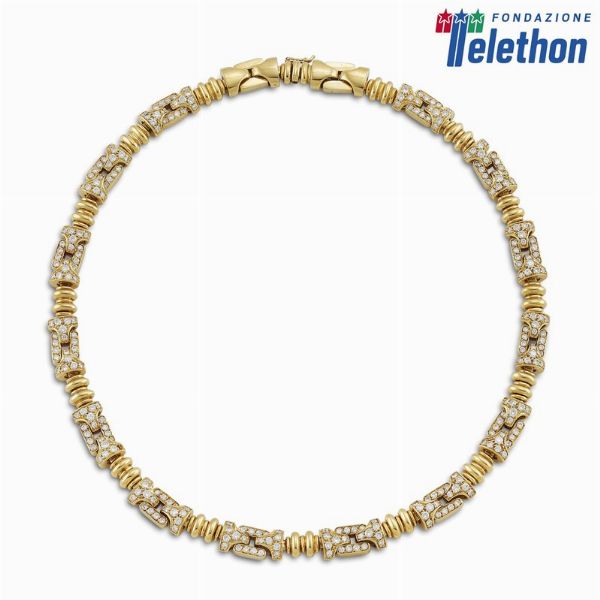 VENTRELLA COLLANA CON DIAMANTI  - Asta Gioielli - Associazione Nazionale - Case d'Asta italiane