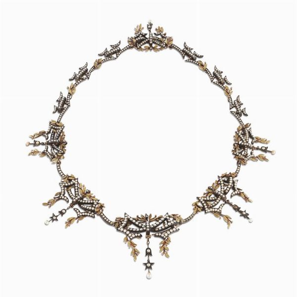 IMPORTANTE COLLANA A FESTONI  - Asta Gioielli - Associazione Nazionale - Case d'Asta italiane