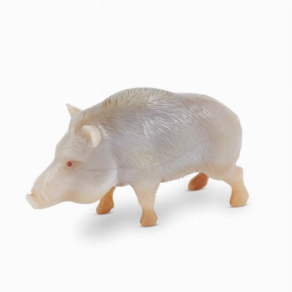 FABERGE SOPRAMMOBILE A FORMA DI CINGHIALE  - Asta Gioielli - Associazione Nazionale - Case d'Asta italiane