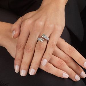 ANELLO CONTRARIE CON DIAMANTI  - Asta Gioielli - Associazione Nazionale - Case d'Asta italiane