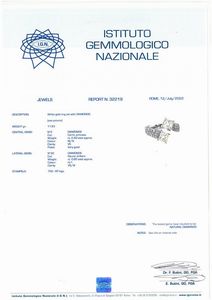 ANELLO CONTRARIE CON DIAMANTI  - Asta Gioielli - Associazione Nazionale - Case d'Asta italiane